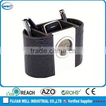 multifuctional black wooden pen holder wholesale