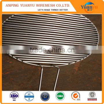 round bbq wire mesh grill