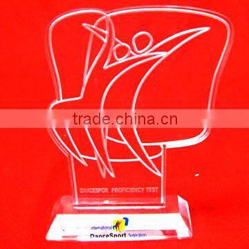 hot sell clear Acrylic trophies Stand for sports