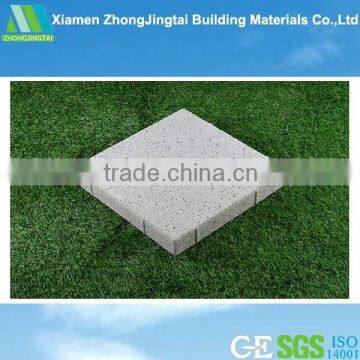 Made in China slip-proof floor materials water permeable refractory brick grey