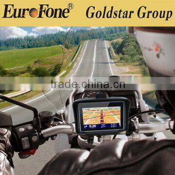 Waterproof IPX7 Motorcycle Gps Navigator / Gps Navigation System World Map