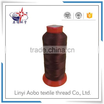 Coffe 450D Industrial High Tenacity Polyester Filament Sewing Thread Yarn