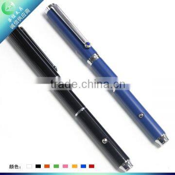 Black/Blue metal pen with LED light multi- functions roller pen