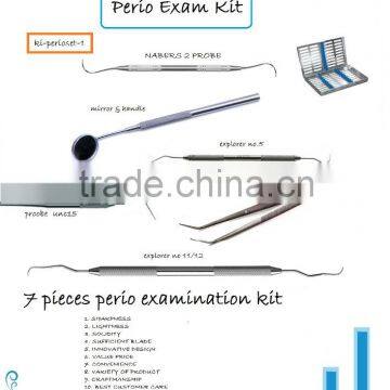 PERIODONTAL EXAMINATION KIT OF 7 PIECES