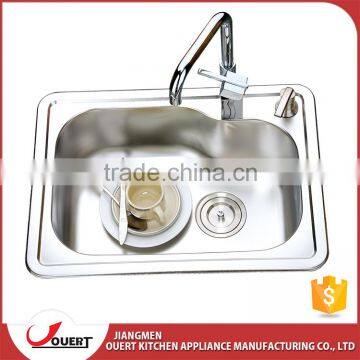 Top quality dish wash kitchen sink single bowl