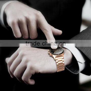 Bluetooth 4.0 300mAh Stainless Steel Round Smart Watch photo-5