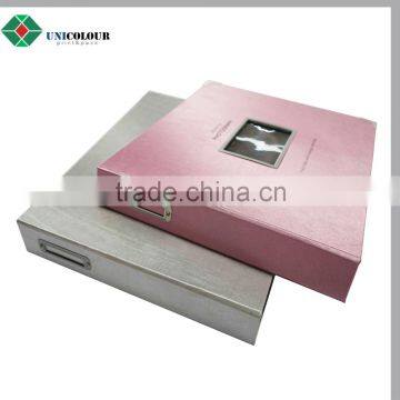 Custom Luxury Embossed Leather Cover Photo Album With PVC Insert photo-4