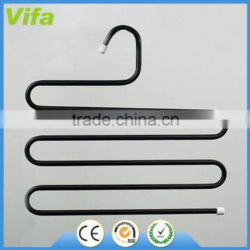 Multi-Purpose Metal Magic Pants Hanger Closet Hangers Space Saver Storage Rack for Hanging Jeans Scarf Tie photo-5