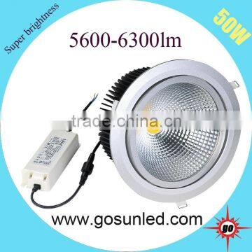 Factory direct sale 50w led retrofit downlight 200mm round square avaiable