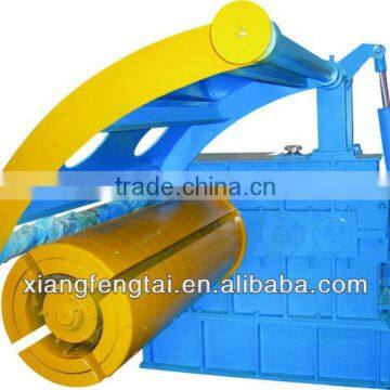 Coil slitting and rewinding machine for steel