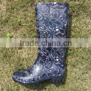 2013 latest women pvc rain boots