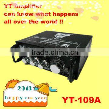 car audio amplifier YT-109A with Soft antenna CD/VCD/DVD signal input /mp3 player amplifier