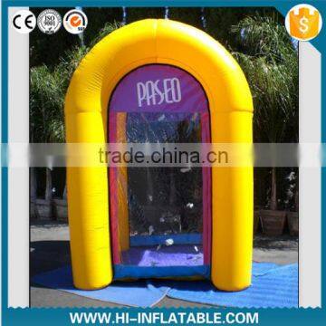 2016 new mini custom inflatable booth ,inflatable money booth