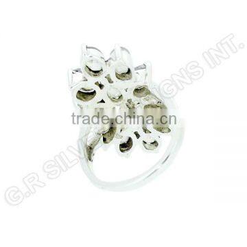 Pure 925 Sterling Silver Wholesale Ring,rainbow Moonstone Oval Gemstone Ring photo-3