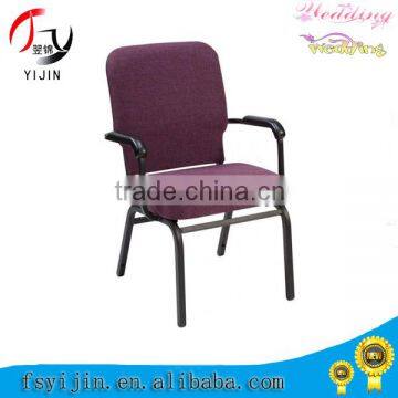 Guangdong factory wholesale fabric church chairs wholesale