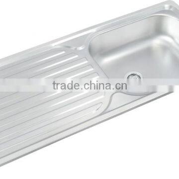 1000*440mm XAL10044 Single Bowl Stainless Steel Sink Satin Mat or Polish Finish for South America