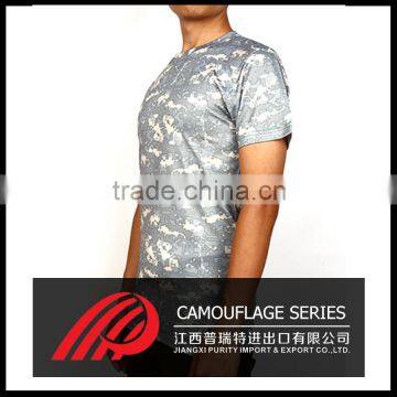 2016 new design military training Breathable Anti - Wrinkle camo t shirt