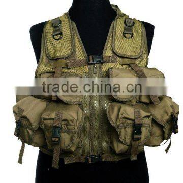 Olive drab tactical vest for army with 900D nylon