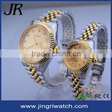 2016 valentine's day gift wrist gold pair branded couple watches