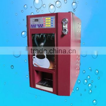 Hot sell red color hot coffee vending machine(ZQWOP-301P)