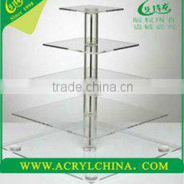 2013 Clear Acrylic Cake Display Stand cosmetic stand display stand