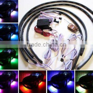 LED Undercar Underbody Underglow Kit Neon Strip Car Body Glow Light