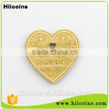 Factory direct selling brass badges wholesa badges and custom pin badge