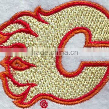 Sports letters embroidery patches designs for jackets.