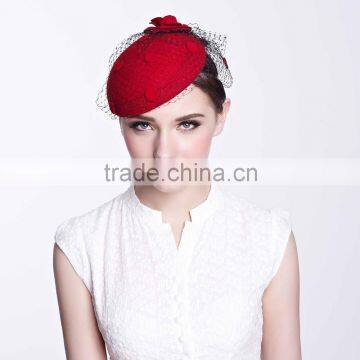 Wedding Hair Accessories Lady Colorful Lace Hat Fascinator Supplies photo-2