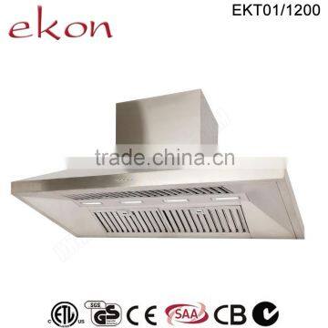 SAA Approved Commercial 2000m3/Hr Alfresco 1200mm Twin Motors BBQ Rangehood