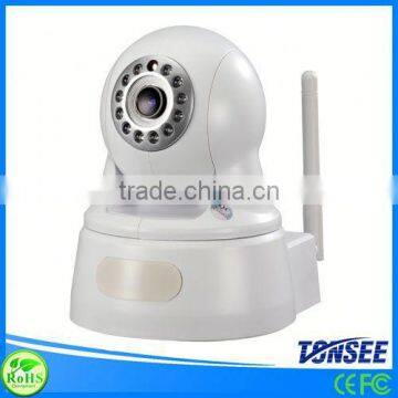 White IP Camera wireless door camera with monitor