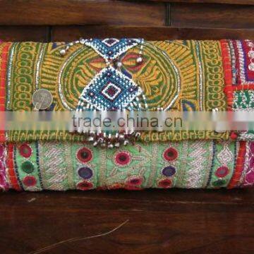 Vintage Bohemian Gypsy Ethnic Indian Banjara clutch bag at Wholesale discounted Price