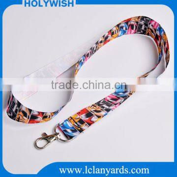 Polyester Custom Fabric Print Polyester Flat Lanyard,keychain Lanyards photo-6