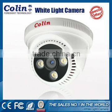 Colin Supply China Patent New White Light Technology support color night vision indoor security camera indoor Dome cctv