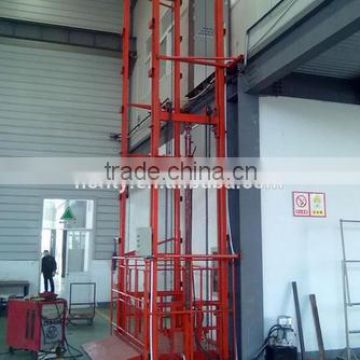 Vertical Guide Rail Hydraulic Cargo Elevator with Competitive Price