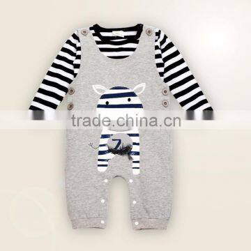 100% Organic cotton knit baby rompers for boys baby