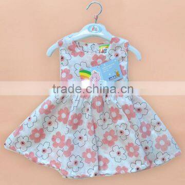 children girls fashion dress/children girls print glitter fabric dress/cotton girls dresses