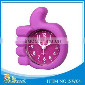 2015 Wholesale new product fashion design silicone alarm clock