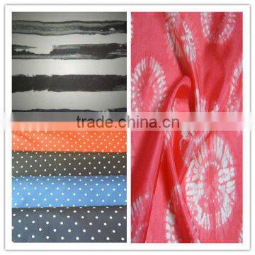 printed silk habotai