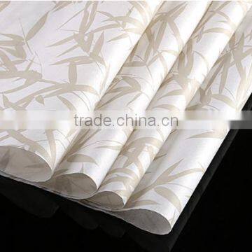 Custom made fancy clothing wrapping printed logo tissue paper