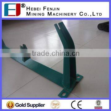 Long Lifespan Carbon Steel Troughed Bottom Trestles For Supporting Belt Conveyor Idler Roller