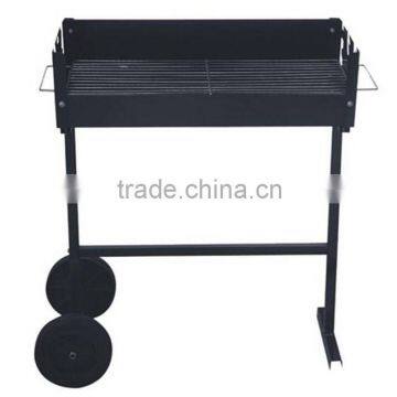 Outdoor camping charcoal bbq grill stand