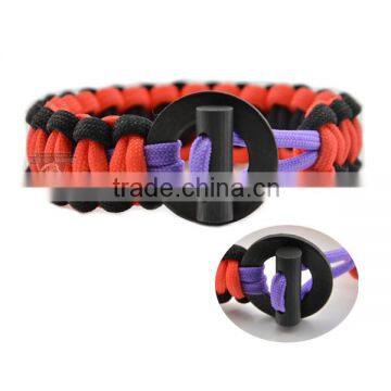 2016 christmas gift new product flint fire stick paracord bracelet