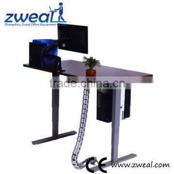 two legs sit stand electric height adjustable desk&table factory wholesale