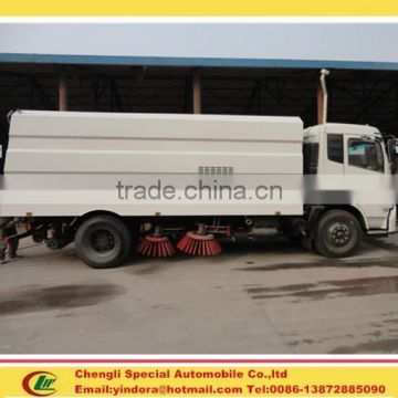 New design 2015 dognfeng brooms truck price of road sweeper truck