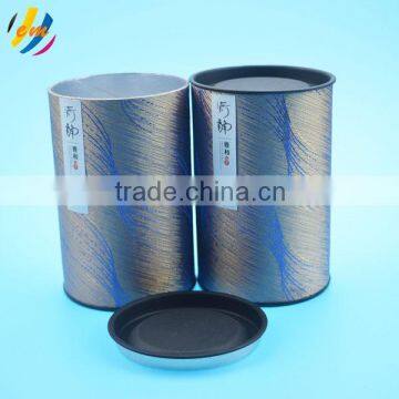 custom size round paper empty cans for food