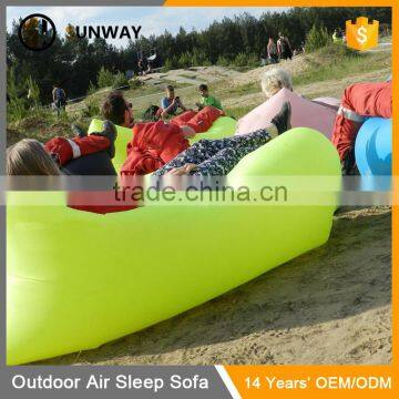 2016 Popular Beach Outdoor Relaxing Cheap Inflatable Sleeping Bag Sofa