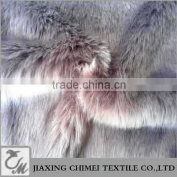 long pile length gray clor thick faux fur