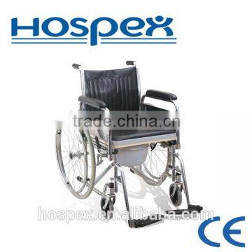 Best selling Steel commode wheelchair