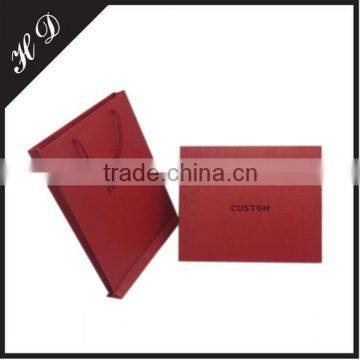 High Quqlity Red Shirt Packaging Box With Match Bag